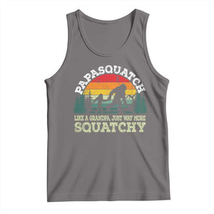 Grandpa Bigfoot Tank Top Retro Sasquatch Funny TS10 Deep Heather Print Your Wear