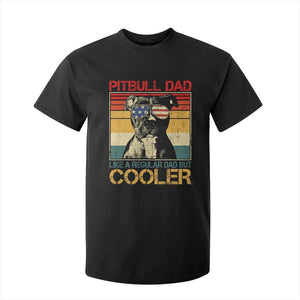 Vintage Pitbull Dad T Shirt For Kid Like A Regular Dad But Cooler TS10 Black Print Your Wear