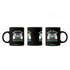 Funny New Dad Coffee Mug Retro Dad Level Unlocked Gaming Gamer TS10 Print Your Wear