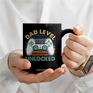 Funny New Dad Coffee Mug Retro Dad Level Unlocked Gaming Gamer TS10 Print Your Wear
