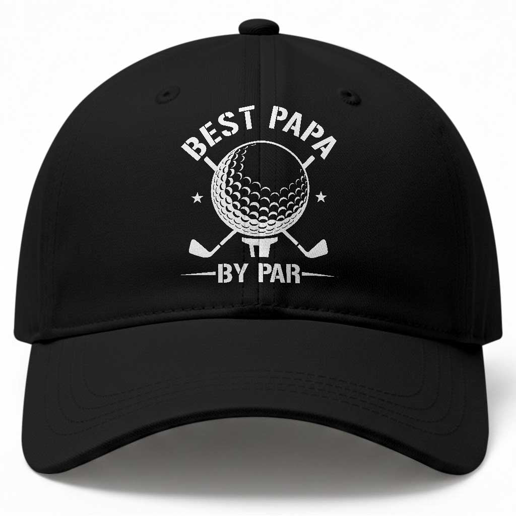 Golf Dad Baseball Cap Best Papa By Par Golfer Fathers Day Gifts TS10 Print Your Wear