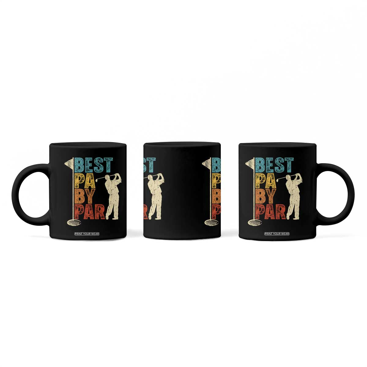 Golf Gifts for Dad Coffee Mug Retro Best Pa By Par Fathers Day TS10 Print Your Wear