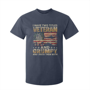 Grumpy Old Veteran T Shirt For Kid Funny Military Veteran USA Flag TS10 Navy Print Your Wear