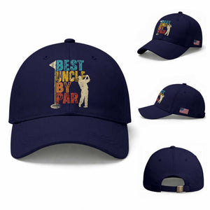 Golf Gifts for Uncle Baseball Cap Golf Fathers Day Golfer Uncle Gift TS10 Baseball Cap Universal Fit Dark Blue Print Your Wear