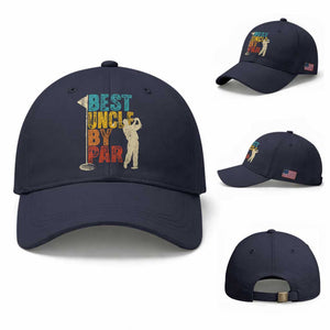 Golf Gifts for Uncle Baseball Cap Golf Fathers Day Golfer Uncle Gift TS10 Baseball Cap Universal Fit Navy Print Your Wear