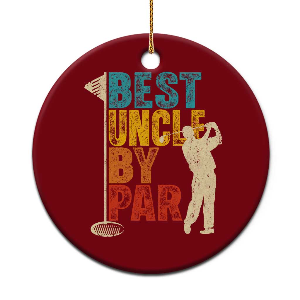 Golf Gifts for Uncle Ceramic Ornament Golf Fathers Day Golfer Uncle Gift TS10 1pc Red Print Your Wear