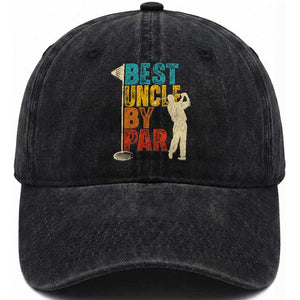 Golf Gifts for Uncle Washed Cotton Baseball Cap Golf Fathers Day Golfer Uncle Gift TS10 Print Your Wear