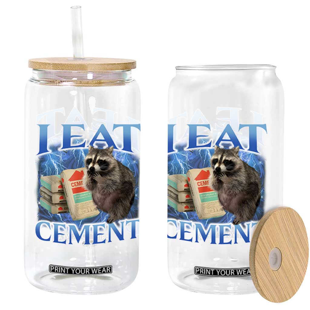 I Eat Cement Glass Can Cursed Raccoon Funny Oddly Dank Meme Gen Z TS10 Print Your Wear