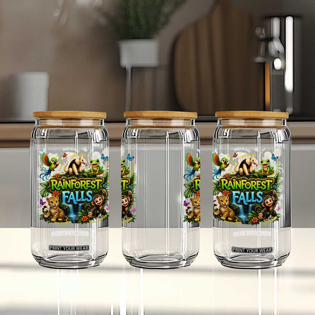 VBS 2026 Glass Can Rainforest Falls Exploring The Nature of God VBS 2026 TS10 Print Your Wear