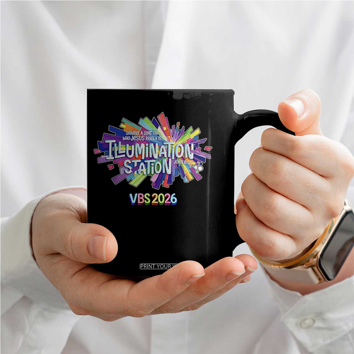 Illumination Station VBS 2026 Christian Lights Coffee Mug Bible Jesus TS10 Print Your Wear