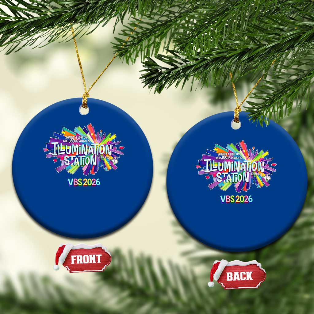 Illumination Station VBS 2026 Christian Lights Ceramic Ornament Bible Jesus TS10 1pc Blue Print Your Wear