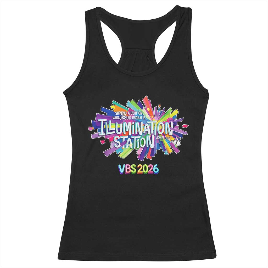 Illumination Station VBS 2026 Christian Lights Racerback Tank Top Bible Jesus TS10 Black Print Your Wear