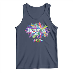 Illumination Station VBS 2026 Christian Lights Tank Top Bible Jesus TS10 Navy Print Your Wear