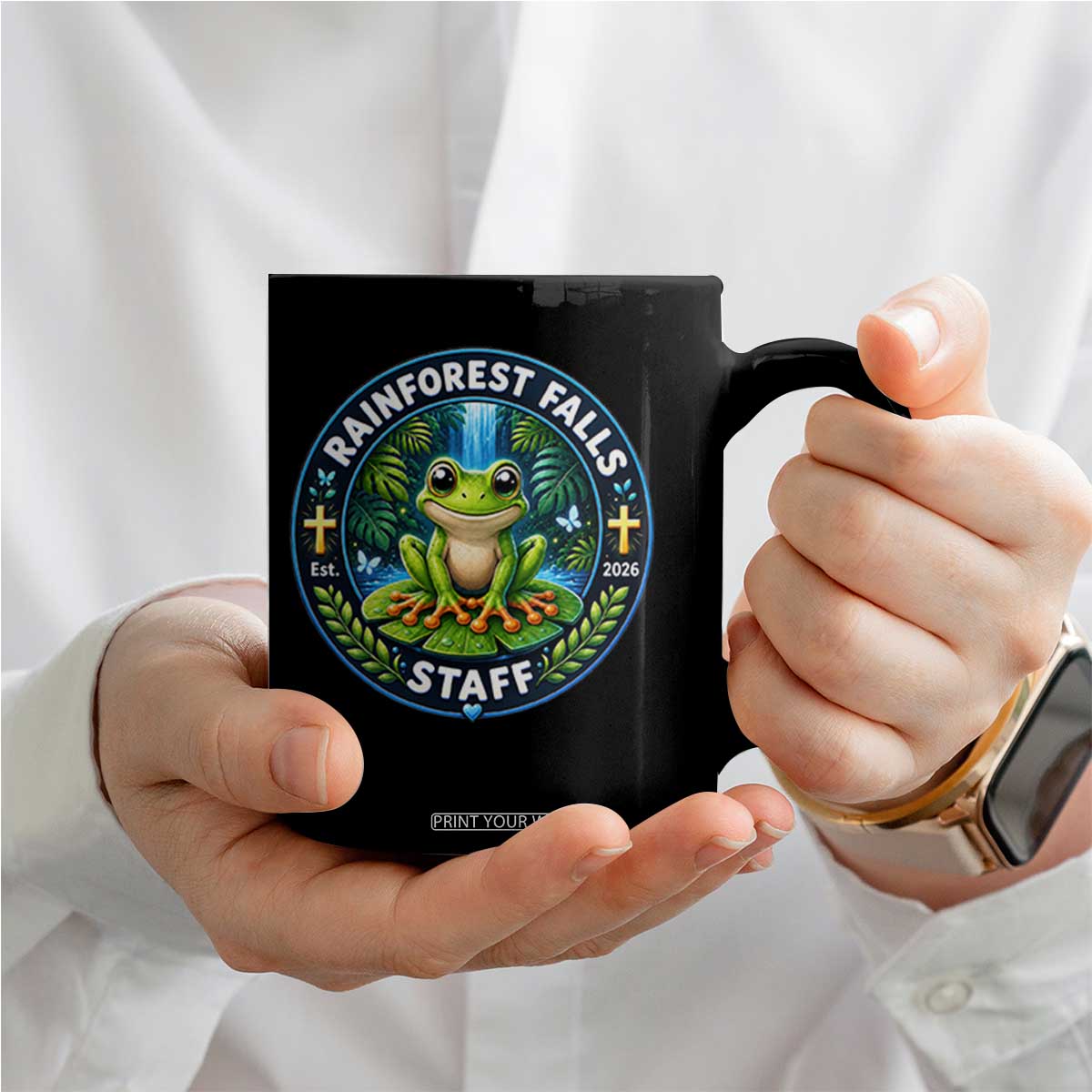 Rainforest Falls Staff Coffee Mug VBS 2026 Director Teacher TS10 Print Your Wear