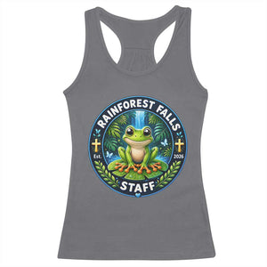 Rainforest Falls Staff Racerback Tank Top VBS 2026 Director Teacher TS10 Charcoal Print Your Wear