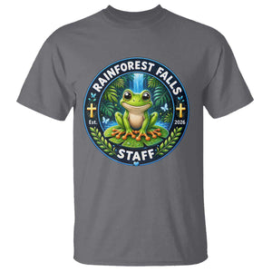Rainforest Falls Staff T Shirt VBS 2026 Director Teacher TS10 Charcoal Print Your Wear