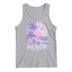 Beach Bum Tank Top Summer Vacation Beach Lover Surf Wave Vintage Tropical Sunset Aesthetic TS10 Athletic Heather Print Your Wear