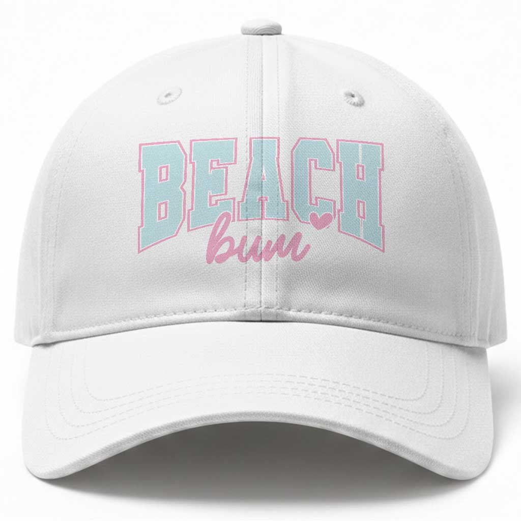 Beach Bum Baseball Cap Summer Vacation Beach Lovers TS10 Print Your Wear
