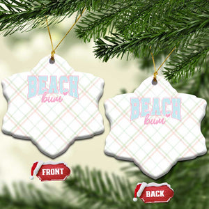 Beach Bum Ceramic Ornament Summer Vacation Beach Lovers TS10 Print Your Wear