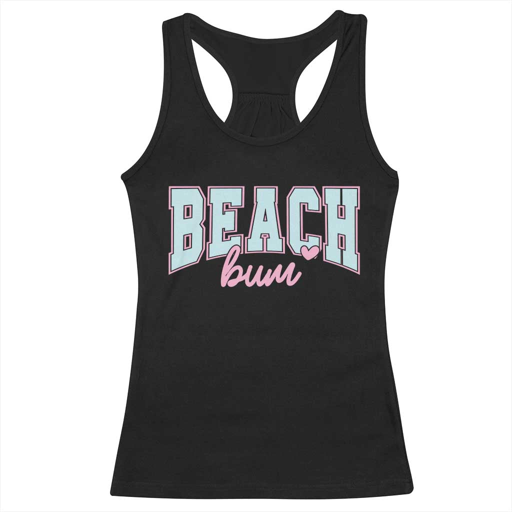 Beach Bum Racerback Tank Top Summer Vacation Beach Lovers TS10 Black Print Your Wear