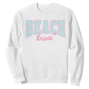 Beach Bum Sweatshirt Summer Vacation Beach Lovers TS10 White Print Your Wear