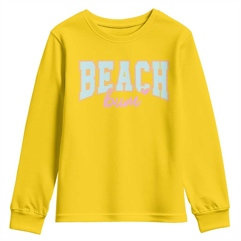 Beach Bum Youth Sweatshirt Summer Vacation Beach Lovers TS10 Daisy Print Your Wear