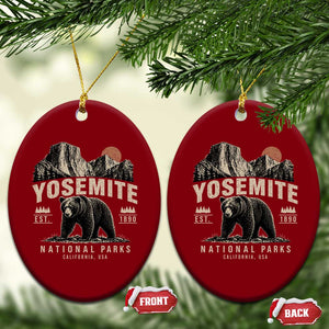 Vintage Yosemite National Park Ceramic Ornament Retro Bear Nature Wildlife Forest TS10 Print Your Wear