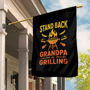 Grandpa Is Grilling Garden Flag Funny Fathers Day BBQ TS10 Print Your Wear