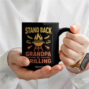 Grandpa Is Grilling Coffee Mug Funny Fathers Day BBQ TS10 Print Your Wear