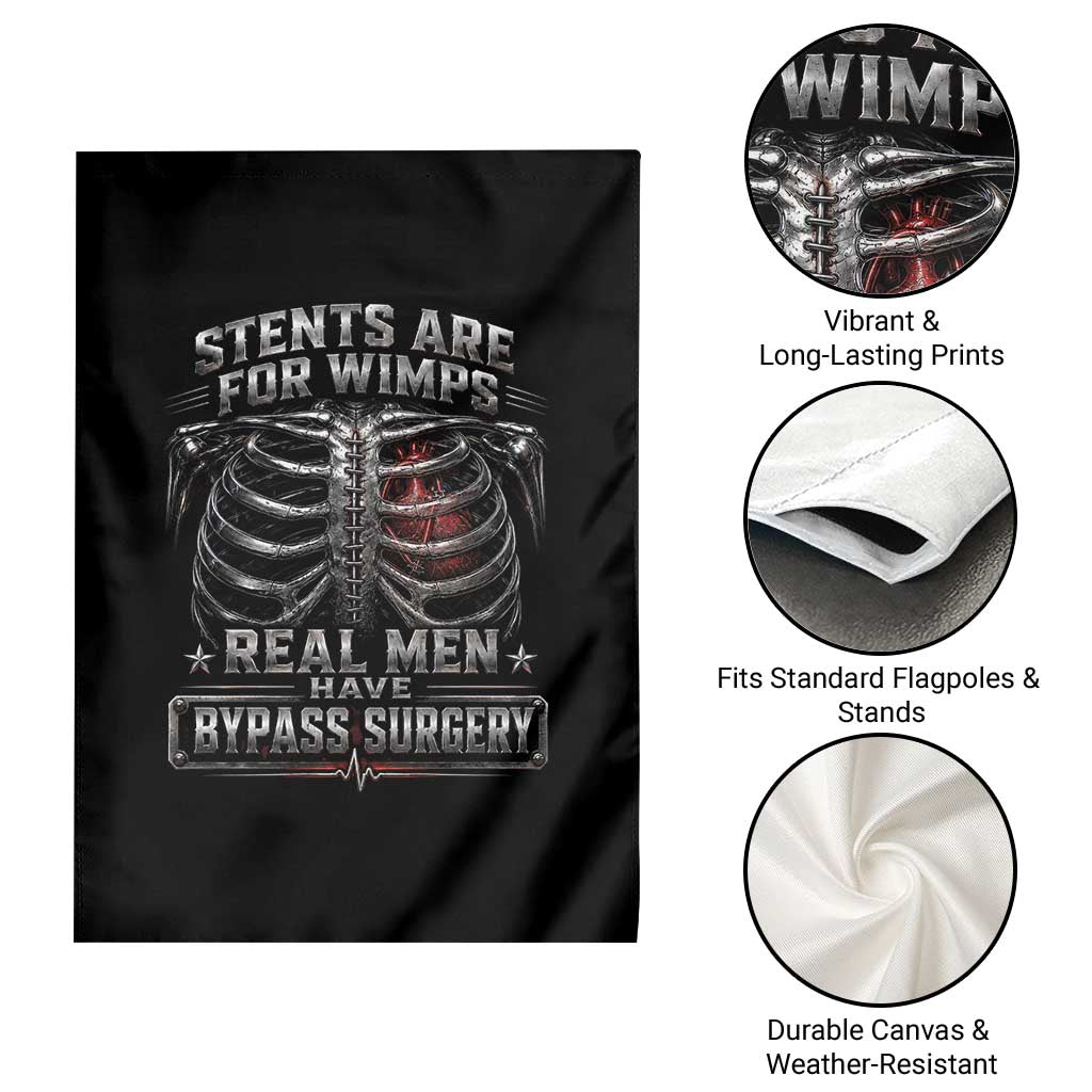 Heart Surgery Survivor Garden Flag After Surgery Recovery Bypass TS10 Print Your Wear