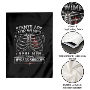 Heart Surgery Survivor Garden Flag After Surgery Recovery Bypass TS10 Print Your Wear
