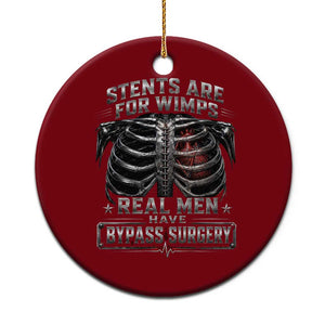 Heart Surgery Survivor Ceramic Ornament After Surgery Recovery Bypass TS10 1pc Red Print Your Wear