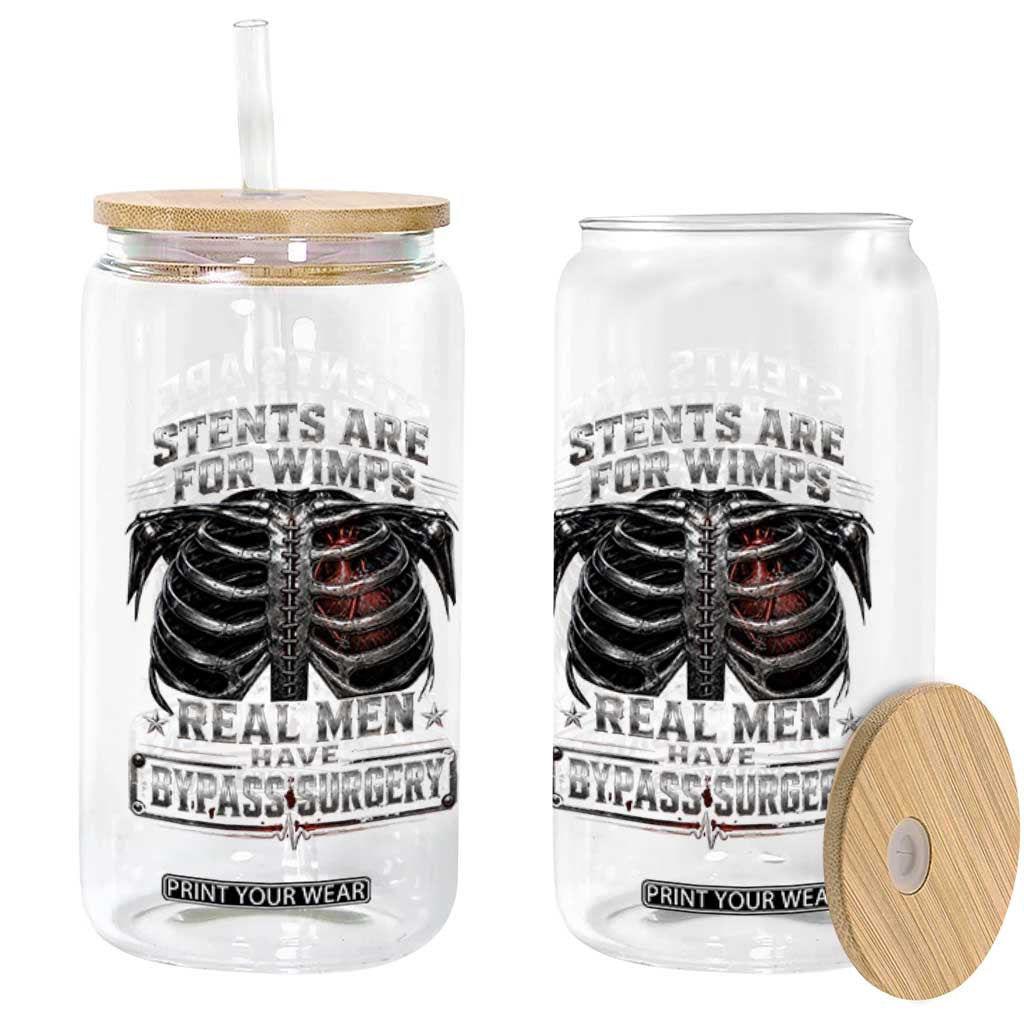 Heart Surgery Survivor Glass Can After Surgery Recovery Bypass TS10 Print Your Wear