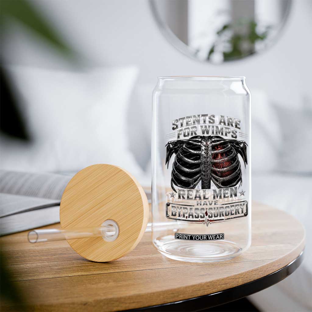 Heart Surgery Survivor Glass Can After Surgery Recovery Bypass TS10 Print Your Wear