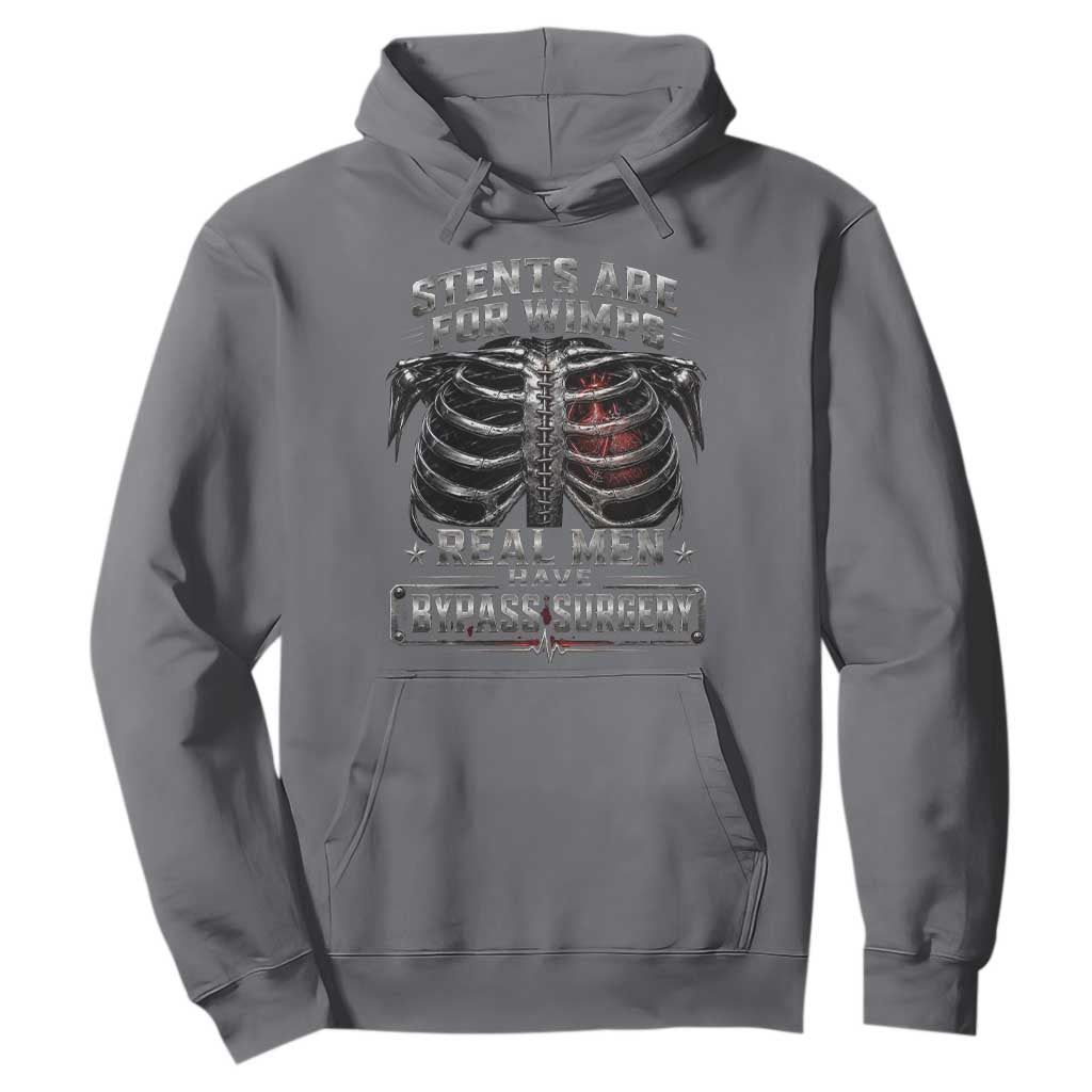Heart Surgery Survivor Hoodie After Surgery Recovery Bypass TS10 Charcoal Print Your Wear