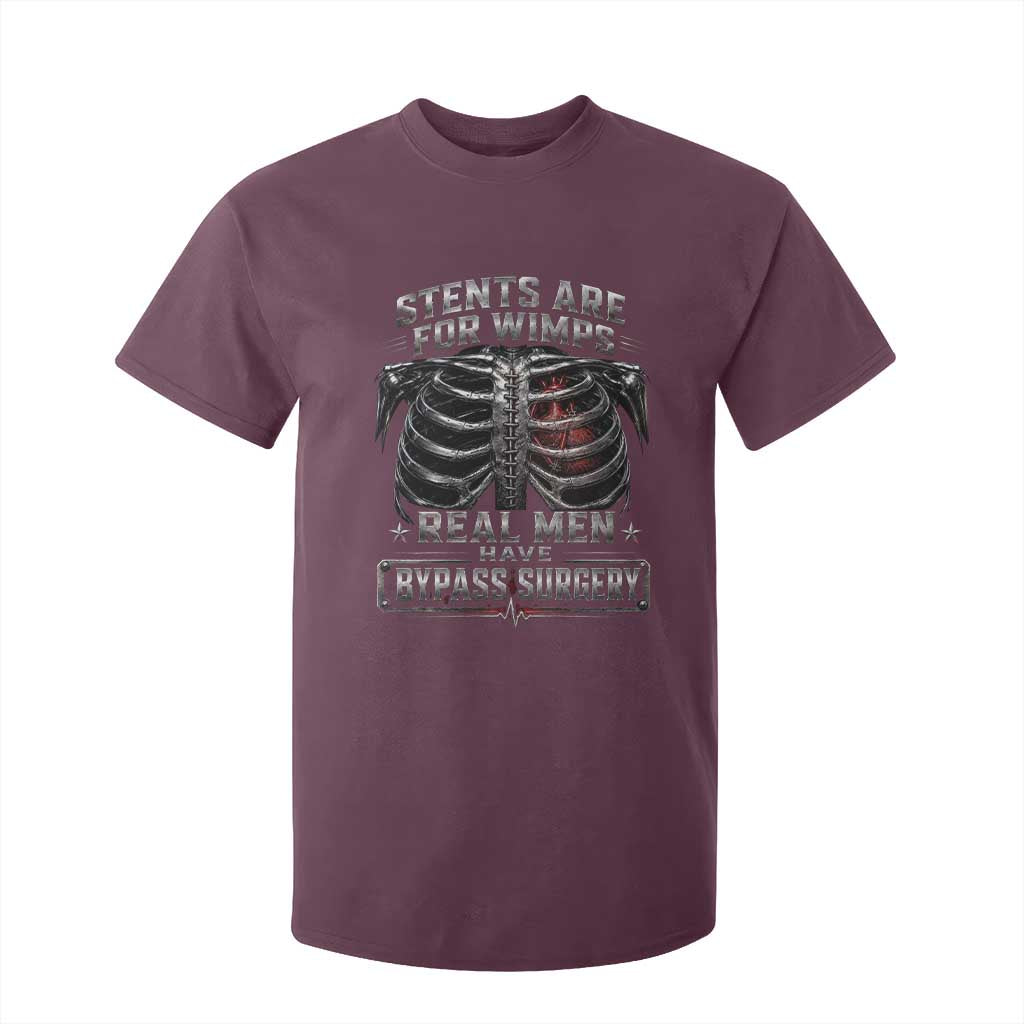 Heart Surgery Survivor T Shirt For Kid After Surgery Recovery Bypass TS10 Maroon Print Your Wear