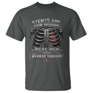 Heart Surgery Survivor T Shirt After Surgery Recovery Bypass TS10 Dark Heather Print Your Wear