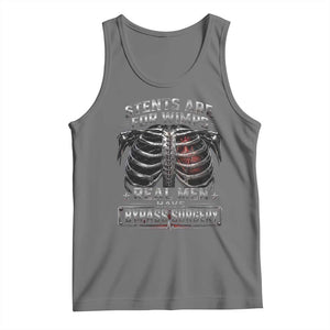 Heart Surgery Survivor Tank Top After Surgery Recovery Bypass TS10 Black Heather Print Your Wear