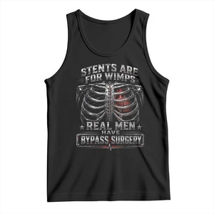 Heart Surgery Survivor Tank Top After Surgery Recovery Bypass TS10 Black Print Your Wear