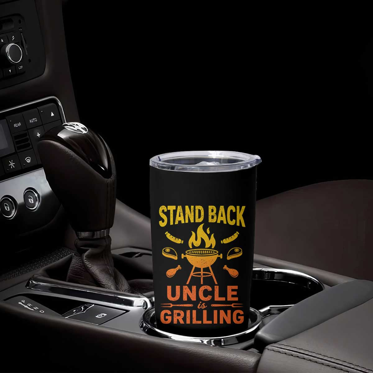 Stand Back Uncle Is Grilling Tumbler Cup Funny Fathers Day BBQ TS10 Print Your Wear