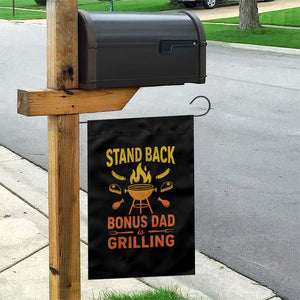 Funny Grilling Bonus Dad Garden Flag BBQ Stepdad Grill Masters Sarcastic TS10 Print Your Wear