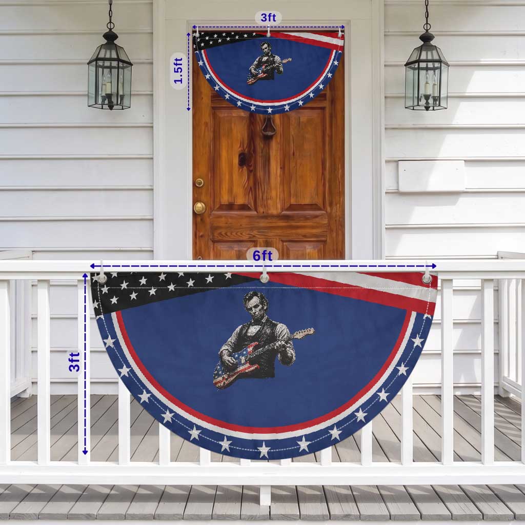 Vintage Abraham Lincoln Abe Lincoln Playing Guitar Patriotic Fan Flag TS10 Print Your Wear