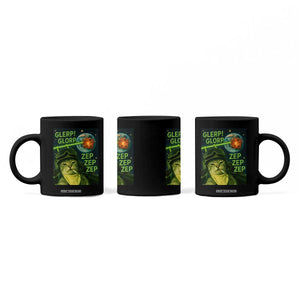 Funny UFO Alien Cat Selfie Coffee Mug Retro Space Sci-Fi Cat Pilot TS10 Print Your Wear