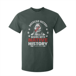 Native American History T Shirt For Kid Indigenous Peoples Tribal Pride TS10 Dark Forest Green Print Your Wear