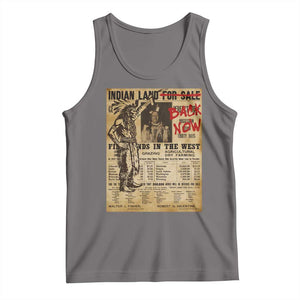 Native American Tank Top Indian Land For Back Now TS10 Deep Heather Print Your Wear