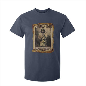 Geronimo T Shirt For Kid Vintage Apache Warrior Native American TS10 Navy Print Your Wear