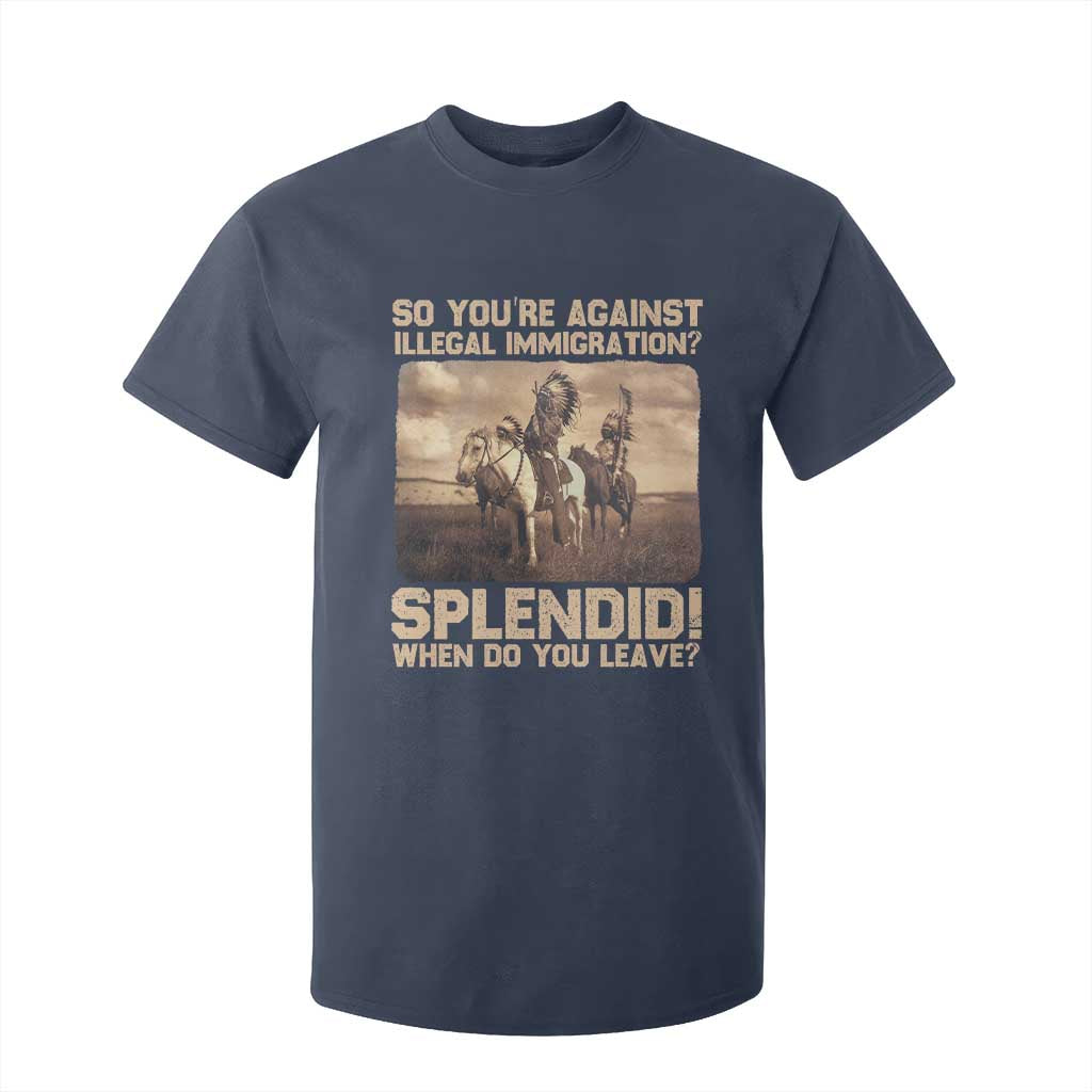 Vintage Native American T Shirt For Kid Funny Indian Indigenous Peoples Day TS10 Navy Print Your Wear