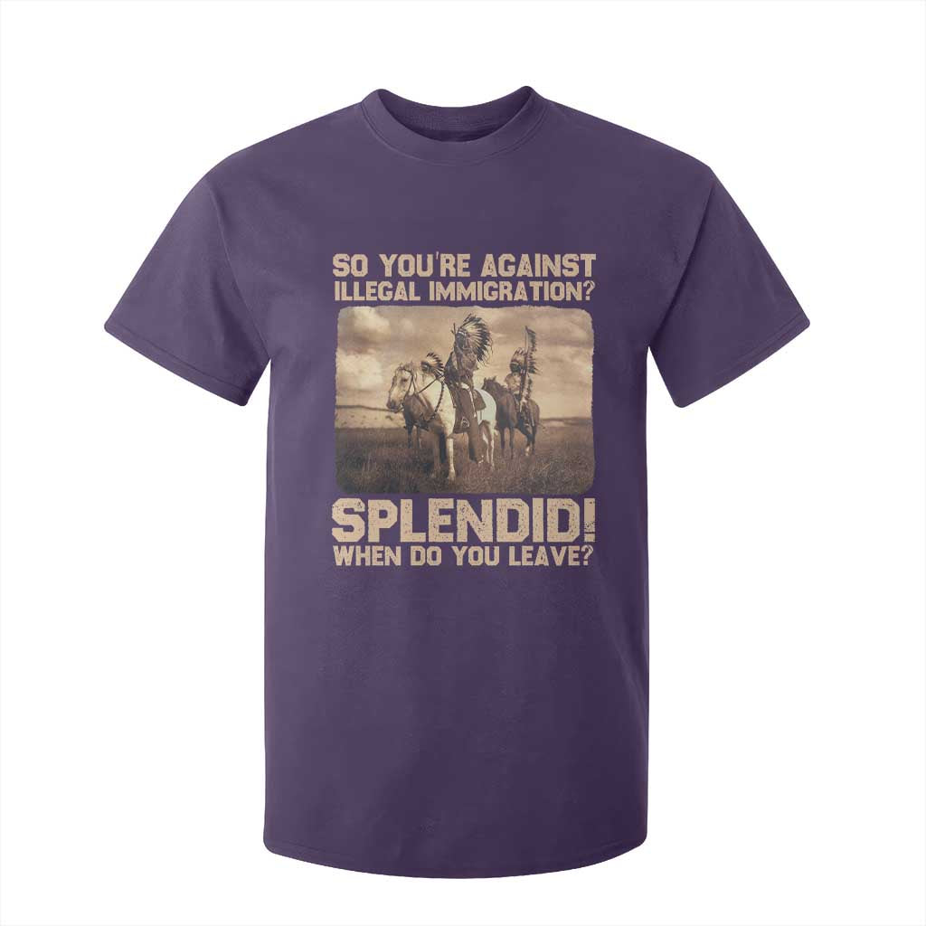 Vintage Native American T Shirt For Kid Funny Indian Indigenous Peoples Day TS10 Purple Print Your Wear