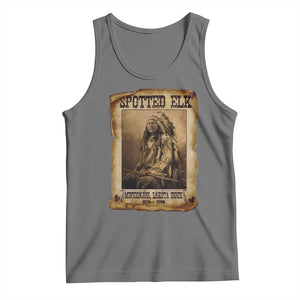 Spotted Elk Tank Top Lakota Sioux Miniconjou Chief Native American History TS10 Black Heather Print Your Wear