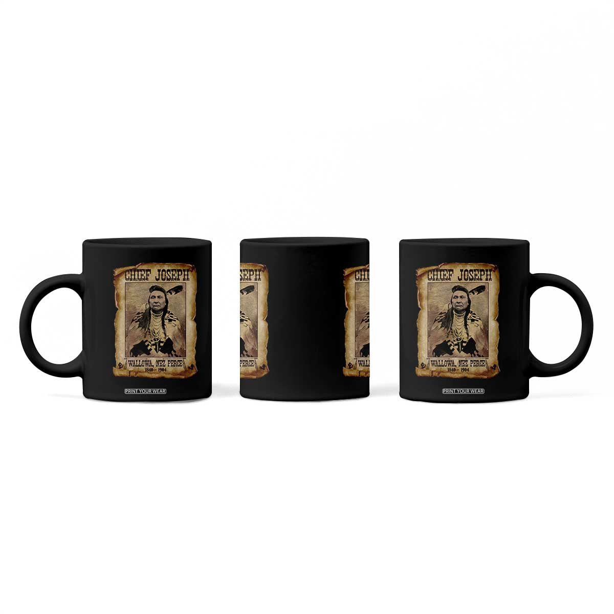 Chief Joseph Coffee Mug Wallowa Nez Perce Native American Leader History TS10 Print Your Wear